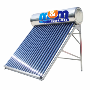 Termotanque Solar 300L Acero Inoxidable – 30 Tubos | 6-7 Personas